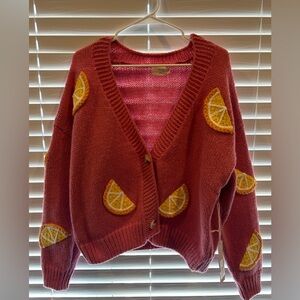 Dreamers Vibrant Pink Knit Sweater